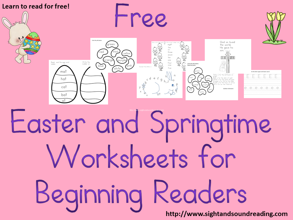 Free Easter Worksheets for Kids