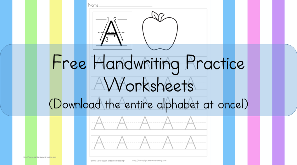 Handwriting Practice For Kids and parents.