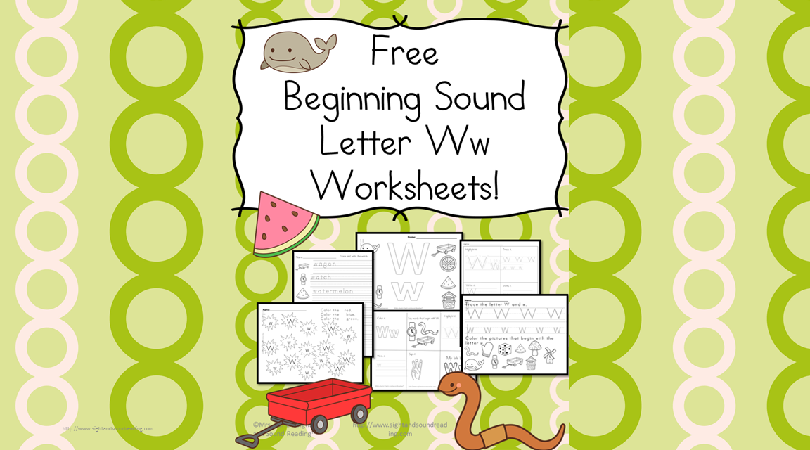 over 500 free beginning sound worksheets for kindergarten or preschool