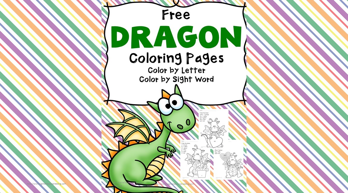 Download Free Printable Dragon Coloring Pages for Preschool-1st