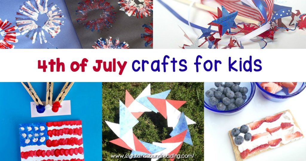 Easy Fourth of July Crafts | Mrs. Karle's Sight and Sound Reading