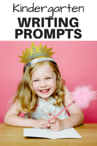 25+ Kindergarten Writing Prompts that follow the school year