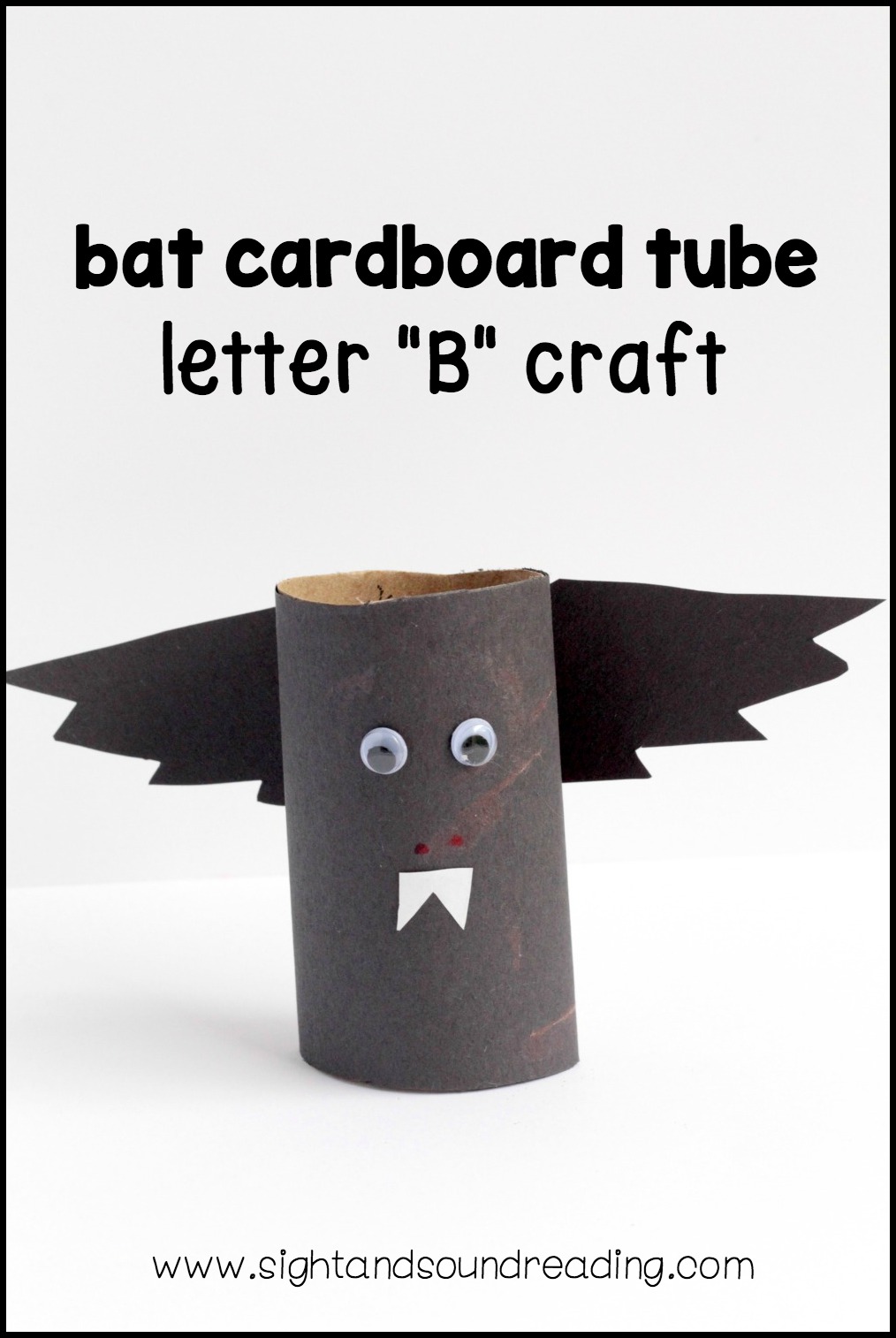 Letter B Craft: Bat