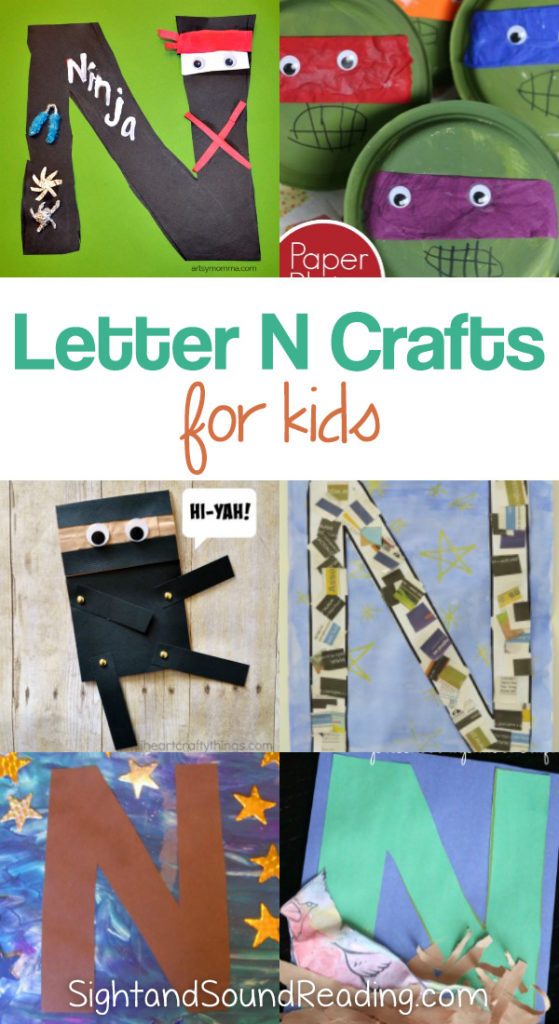 Letter N Crafts for preschool or kindergarten Fun, easy and educational!