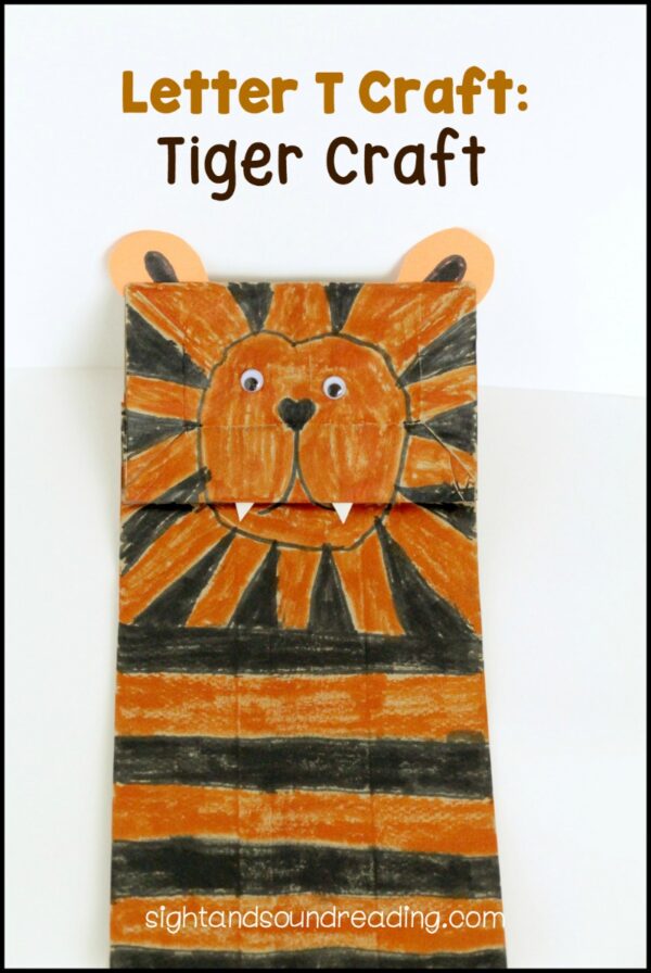 Letter T Craft: Tiger Craft