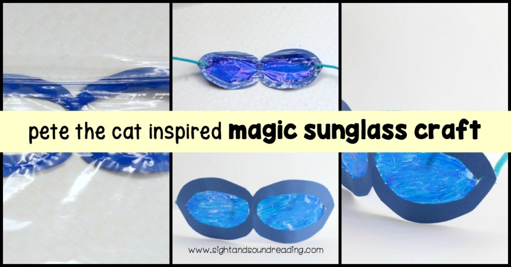 Pete the Cat Magical Sunglasses Craft | Mrs. Karle's Sight and Sound ...