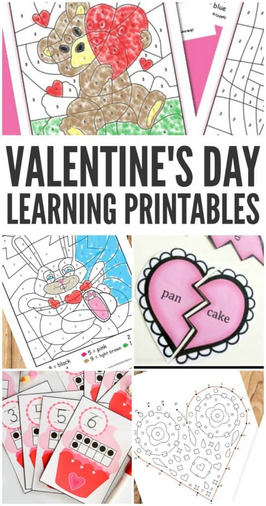 Valentine's Day Learning Printables | Mrs. Karle's Sight and Sound Reading