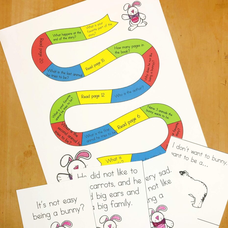 It's Not Easy Being A Bunny : Literacy Fun Pack