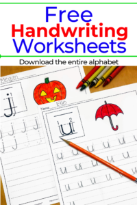 26 Free Handwriting Practice for Kids Worksheets-Easy Download!