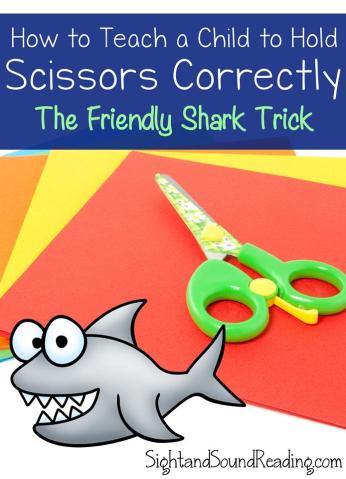 Teach a Child How to Hold Scissors Correctly