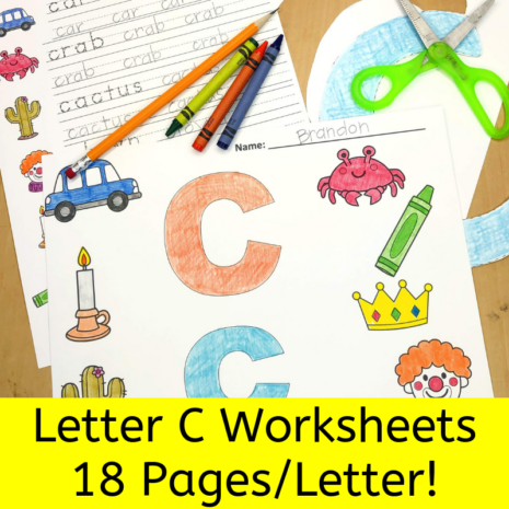 Over 500 Free Beginning Sound Worksheets for Kindergarten or Preschool ...