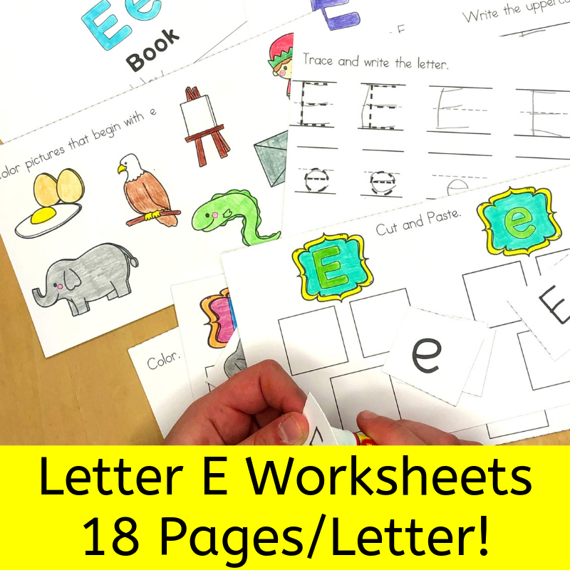 Beginning Sounds Letter E Worksheets – Free and Fun!