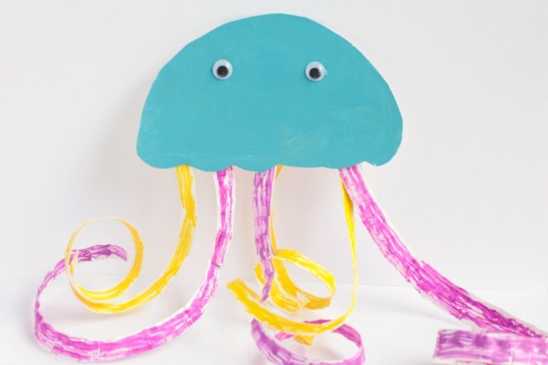 Letter J Craft: Jellyfish Paper Plate | Mrs. Karle's Sight and Sound ...