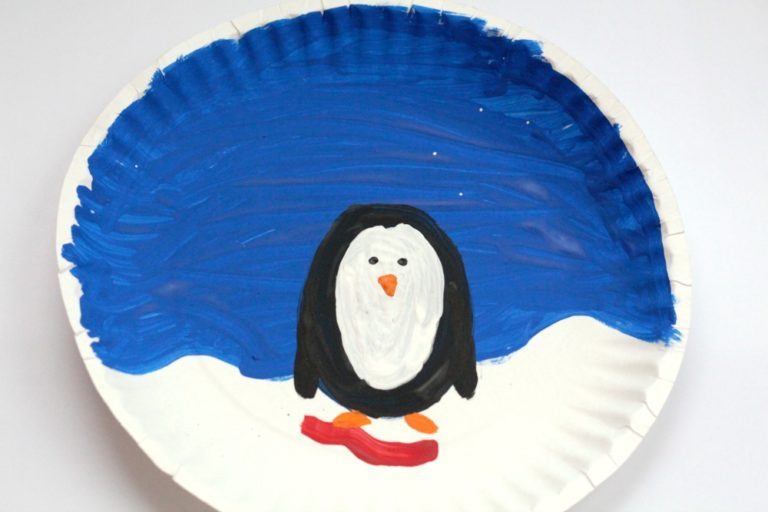 Paper Plate Penguin Snow Globe | Mrs. Karle's Sight and Sound Reading