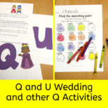 Q and U Wedding printables, vows and ideas | Mrs. Karle's Sight and