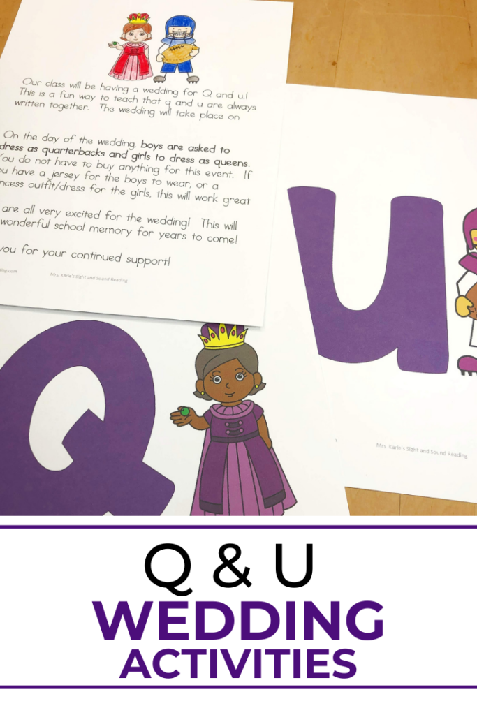 Q and U Wedding printables, vows and ideas | Mrs. Karle's Sight and